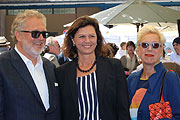 FFF Empfang 2017 auf der Praterinsel: Constantin Film AG Vorstand Martin Moszkowicz, Ministerin Ilse Aigner, Regisseurin Doris Dörrie (©Foto: Martin Schmitz)